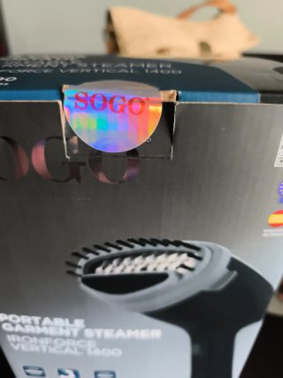 Plancha Vapor Vertical Portátil SOGO IRONFORCE