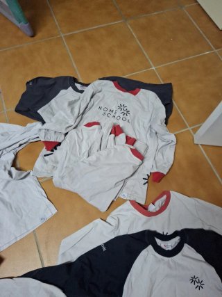 Camiseta HomeSchool Manga Larga 14 12, 10 ,8