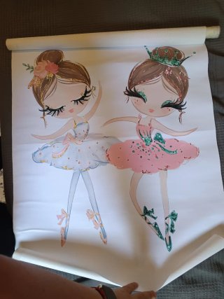 Decoración infantil bailarinas