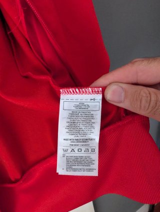 Chaqueta Adidas clásica mujer roja