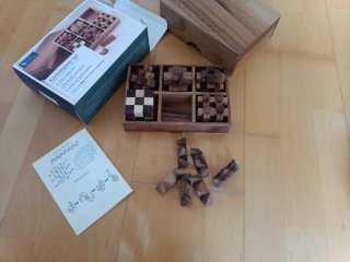 Set 6 Rompecabezas Madera Knobelspiele-Set
