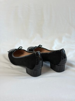 Zapatos D'chicas Negros Tacón Talla 38