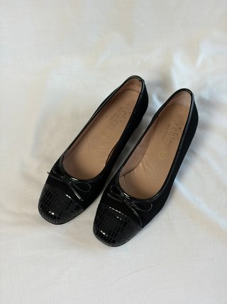 Zapatos D'chicas Negros Tacón Talla 38