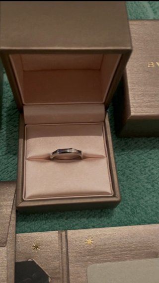 Anillo Bulgari Platino Macizo Nuevo