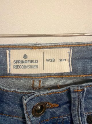 Pantalón vaquero Springfield Slim Hombre Talla M