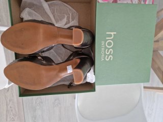Sandalias Hoss Intropia fiesta doradas talla 39
