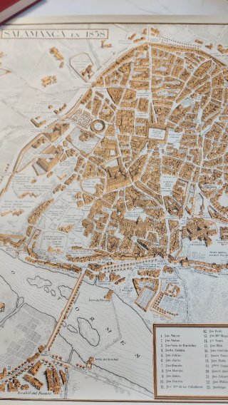 Mapa Salamanca 1858