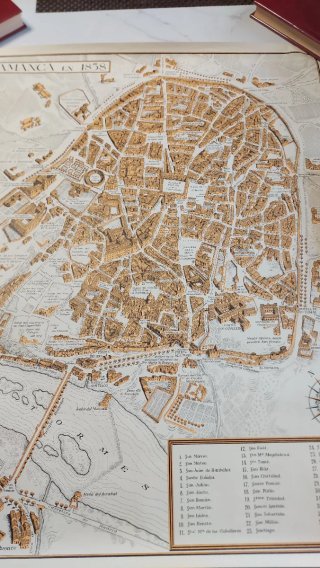 Mapa Salamanca 1858