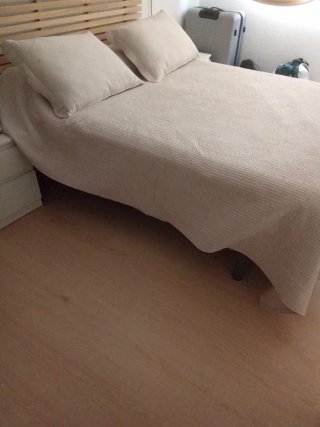 Juego colcha y 2 cojines cama 1,50