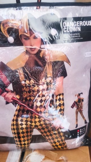 Disfraz Payaso Peligroso Talla M NUEVO