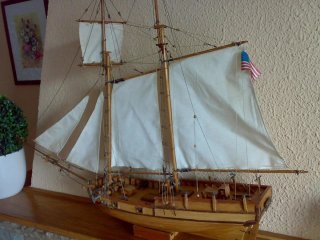 Maqueta de barco velero