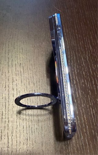 Cover iPhone 14 Pro Max glitter e diamanti MagSafe