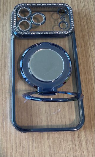 Cover iPhone 14 Pro Max glitter e diamanti MagSafe