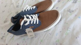 Zapatillas Denim Co. Hombre Azul/Marrón Nuevas