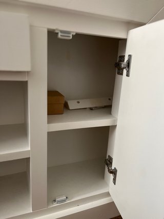 Mueble recibidor Banak madera blanco