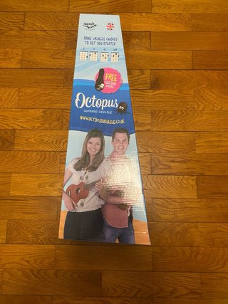 Ukelele Octopus Azul Soprano
