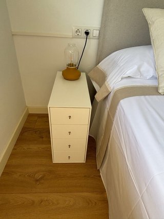 Mesita noche madera (2 uds)