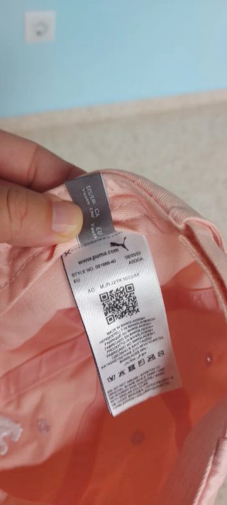 Gorra Puma Rosa Logo Bordado