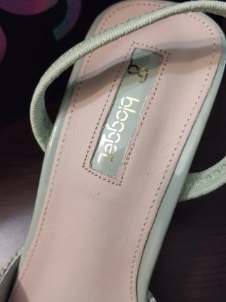 Zapatos de tacón Blogger verde agua