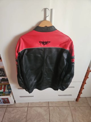 Chaqueta Moto Prexport Negra y Roja