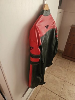 Chaqueta Moto Prexport Negra y Roja