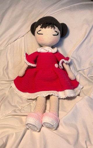 Amigurumi 2 Muñecas Crochet Hechas a Mano