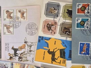 Lote de sellos de animales