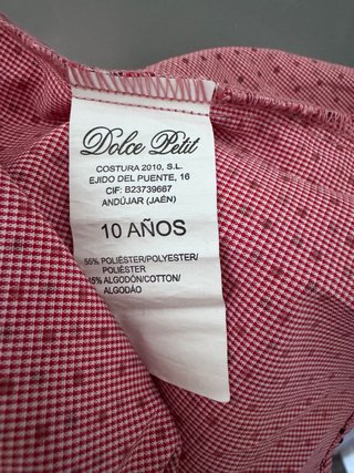 Blusa Dolce Petit 10 años