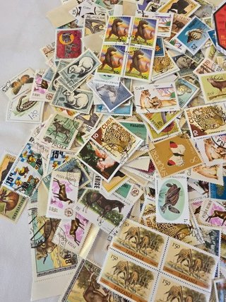 Lote de sellos de animales