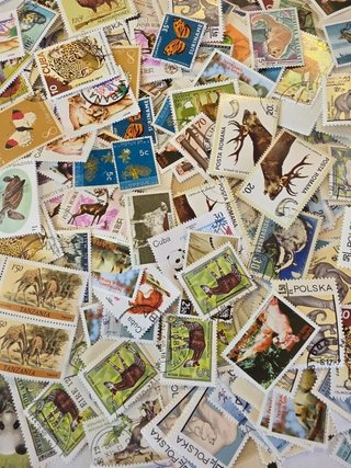 Lote de sellos de animales