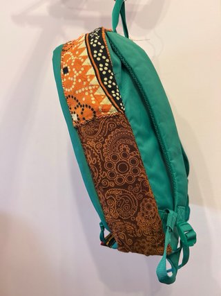 Mochila patchwork africano multicolor II