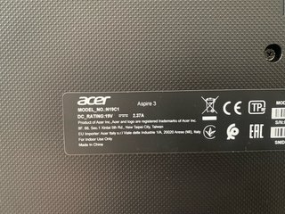 Portátil Acer 3 A315 Negro 15.6