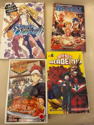 Mangas sueltos  10€ por todos  4,5€ por separado