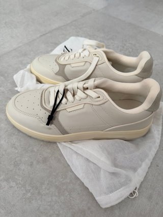 Zapatillas Zara Hombre Beige/Blanco