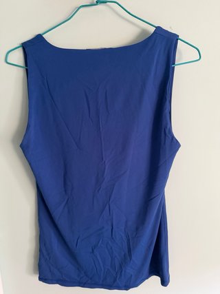 Camiseta tirantes azul