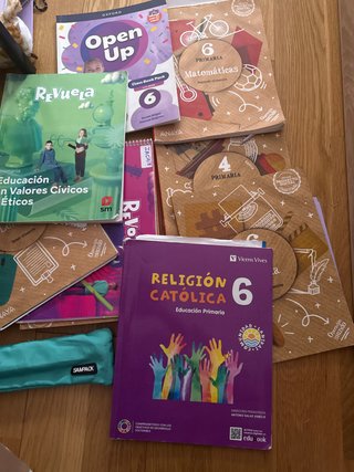 Libros de textos 4to, 5to y 6to de primaria anaya