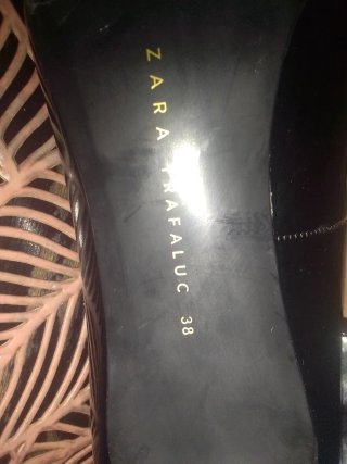 Zapatos Zara Talla 38 Negros