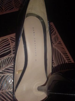 Zapatos Zara Talla 38 Negros