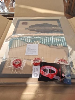 Cuadro Forja Árbol Triptico nuevo en su caja