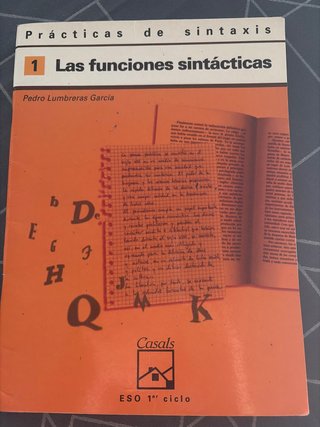 Prácticas de sintaxis 1. Las funciones sintácticas