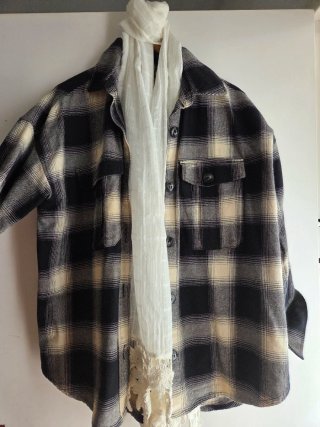 Sobrecamisa cuadros oversize M-XL
