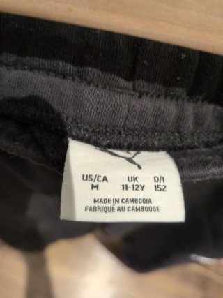 Pantalón chándal niño Puma negro