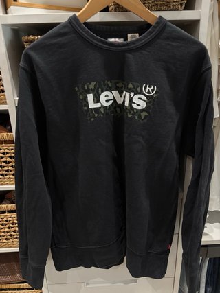 Sudadera Levis Negra talla M