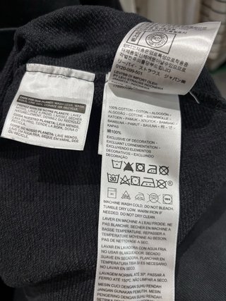 Sudadera Levis Negra talla M