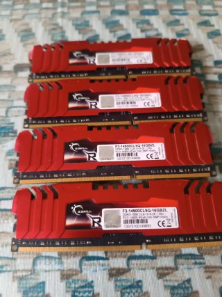 4 Memorias RAM G.Skill Ripjaws Z Rojas