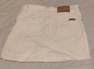 Minifalda vaquera blanca nueva