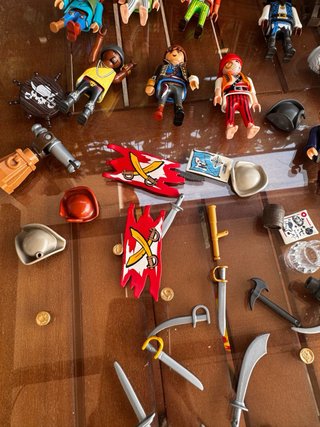 Barco Pirata Playmobil con Figuras