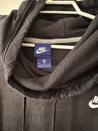Sudadera Nike Negra con Capucha Talla M