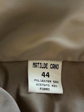 Vestido fiesta topo T42 + Chaqueta T44