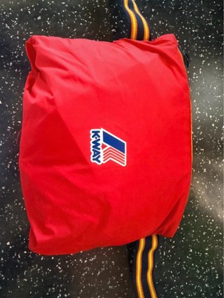 Chubasquero K-Way Rojo Talla S